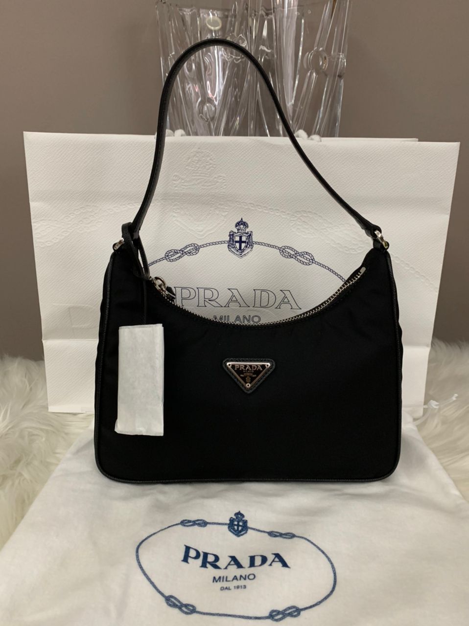 Shop Prada Re-Edition 2005 Re-Nylon Mini Bag